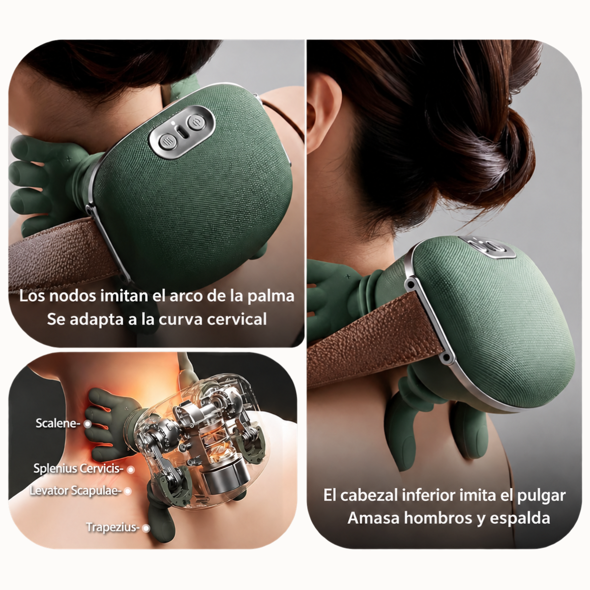 Masajeador Cuello y Espalda 4D